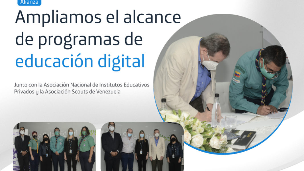 Acuerdos para ampliar el alcance de programas de educación digital